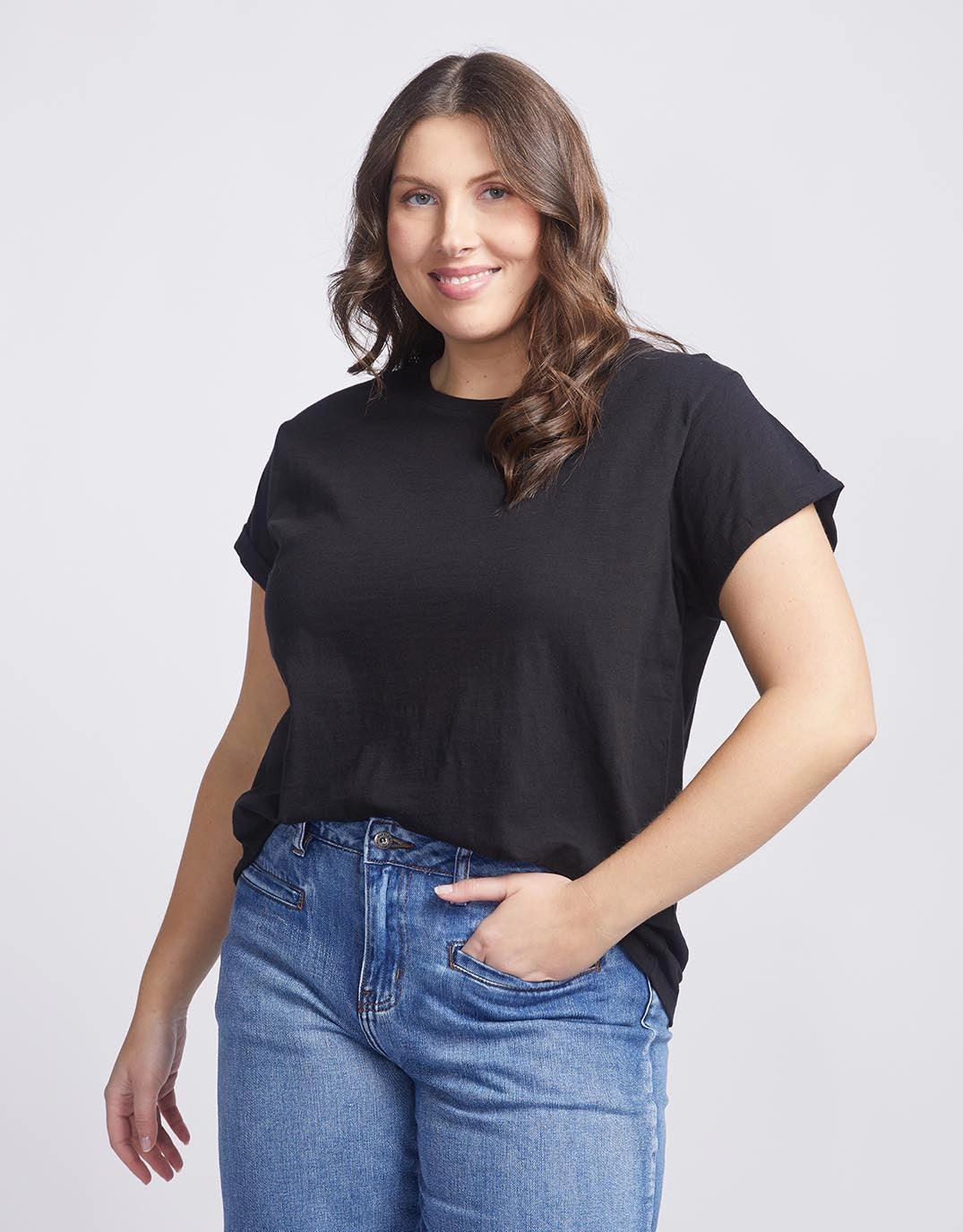 Turn Back T-Shirt - Black Minimalist Aesthetic