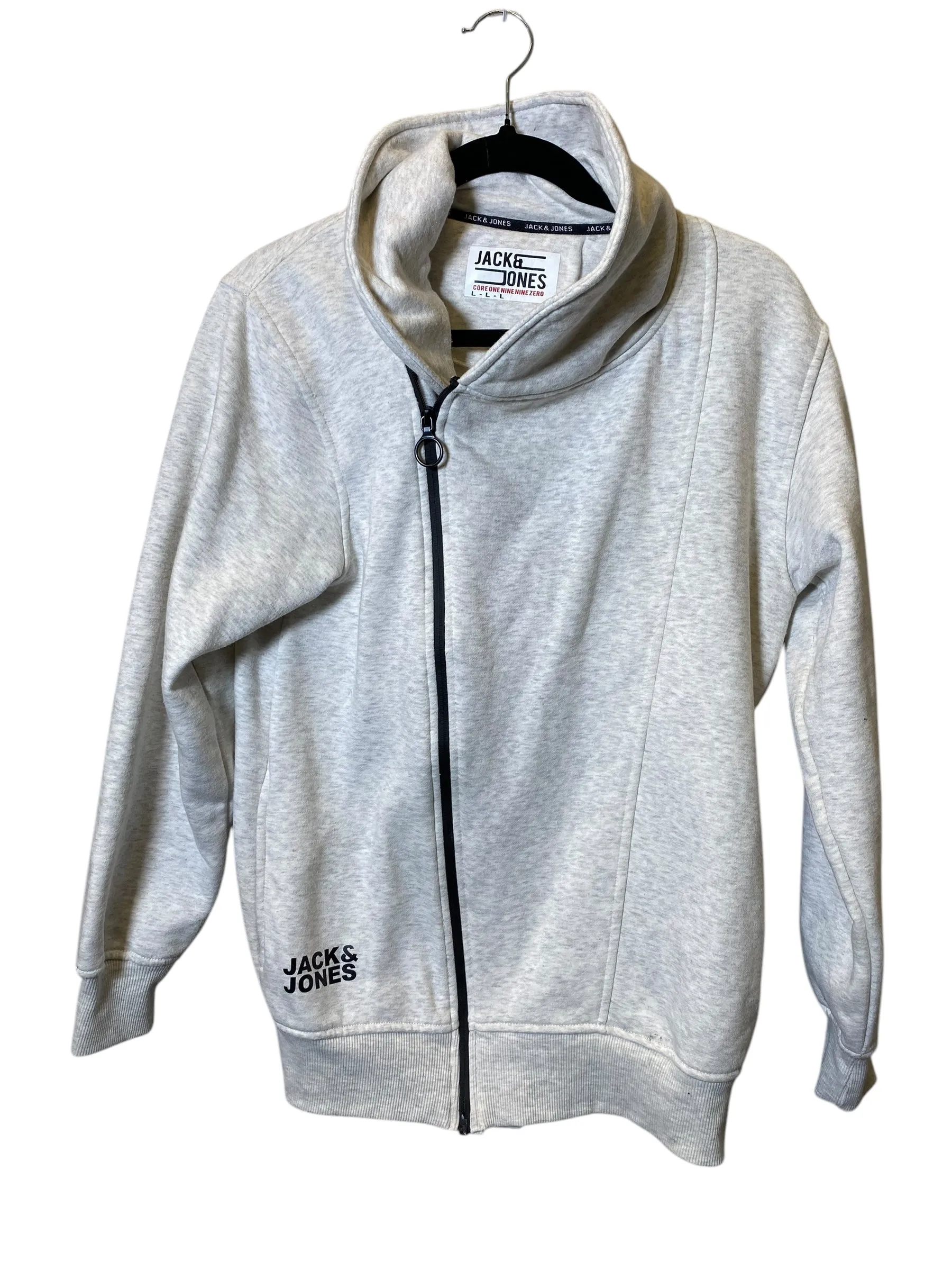 Athletic Jacket By Cmc In White, Size: L Bright Color Stylish Chill Piece