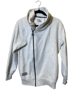 Athletic Jacket By Cmc In White, Size: L Bright Color Stylish Chill Piece
