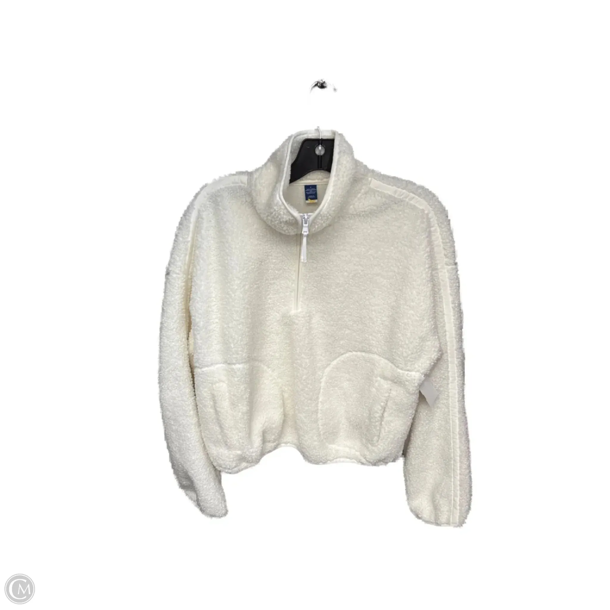 Athletic Jacket By Old Navy In White, Size: S Cold Season