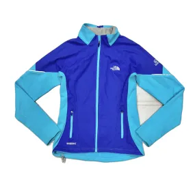 Athletic Jacket By The North Face In Blue, Size: Xs SoftshellMaterial