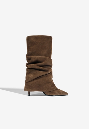 removable insoles Scratch Resistant Finish Mikki Cloak Suede Bootie