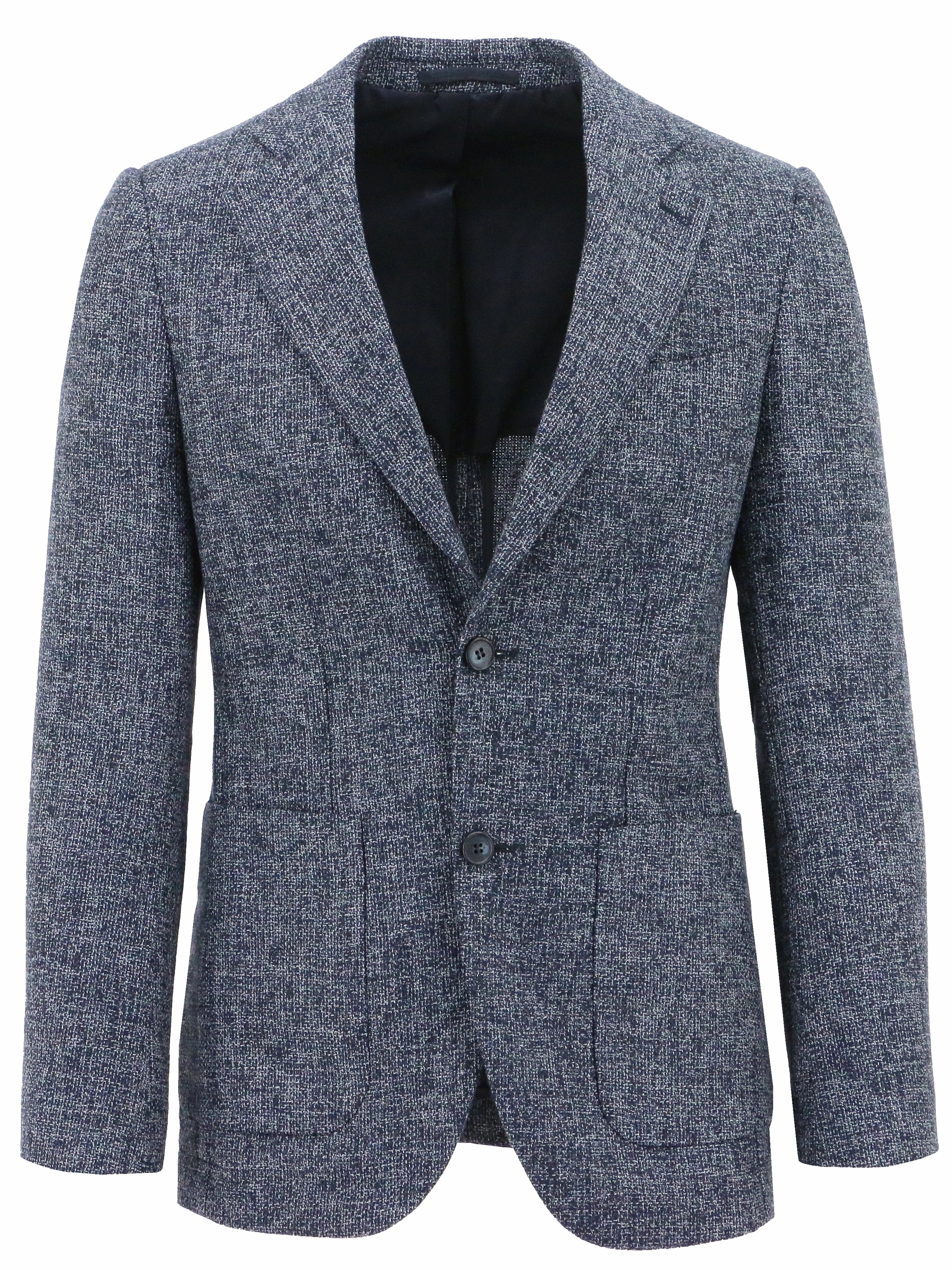 UltraQuietMaterial Genoa Buggy Blue Tweed Sports Jacket