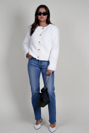 CAMI NYC | Pavan Jacket - Ecru Recycled Textile