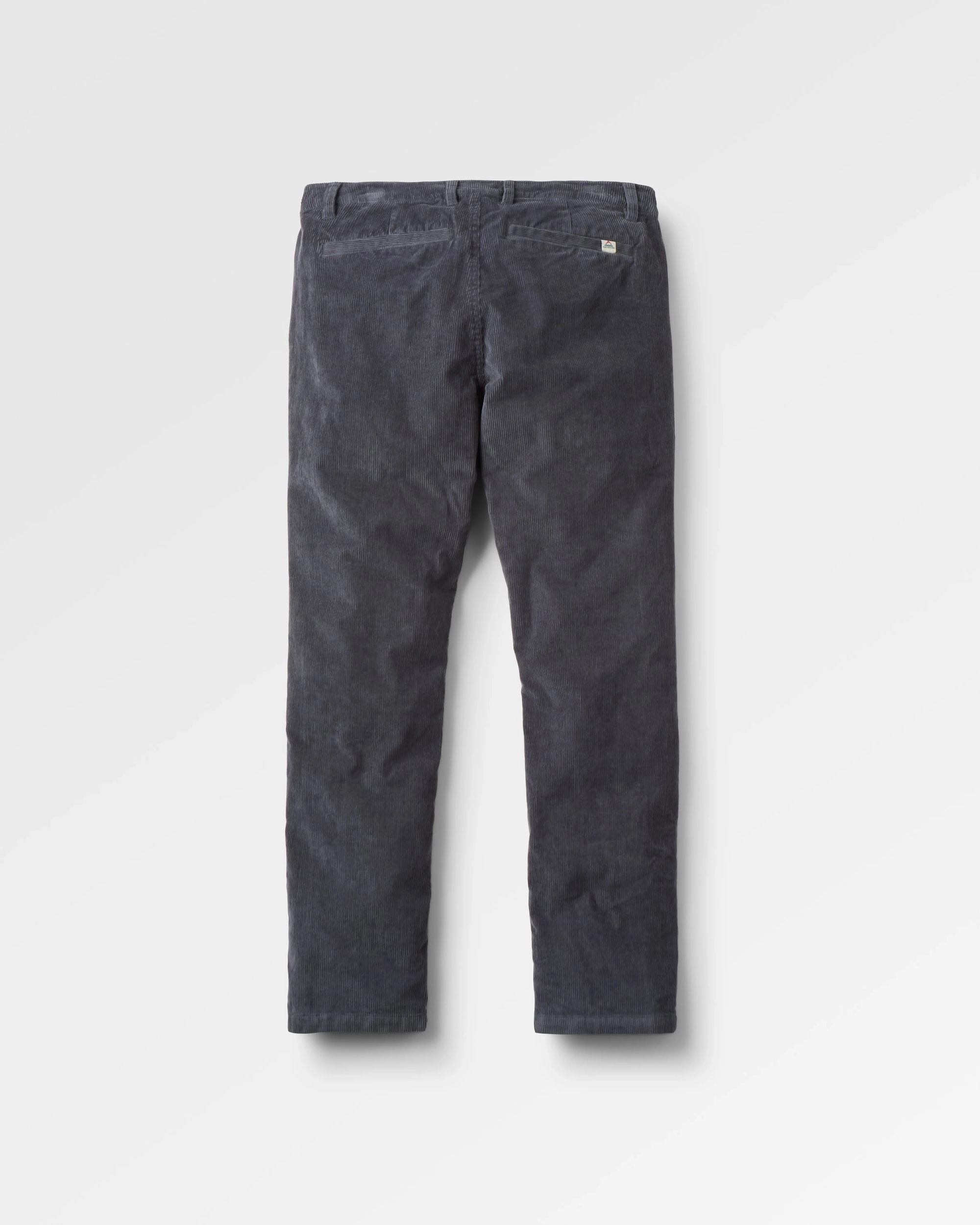 365 Cord Trouser - Charcoal Sleek Waist Relaxed Waist