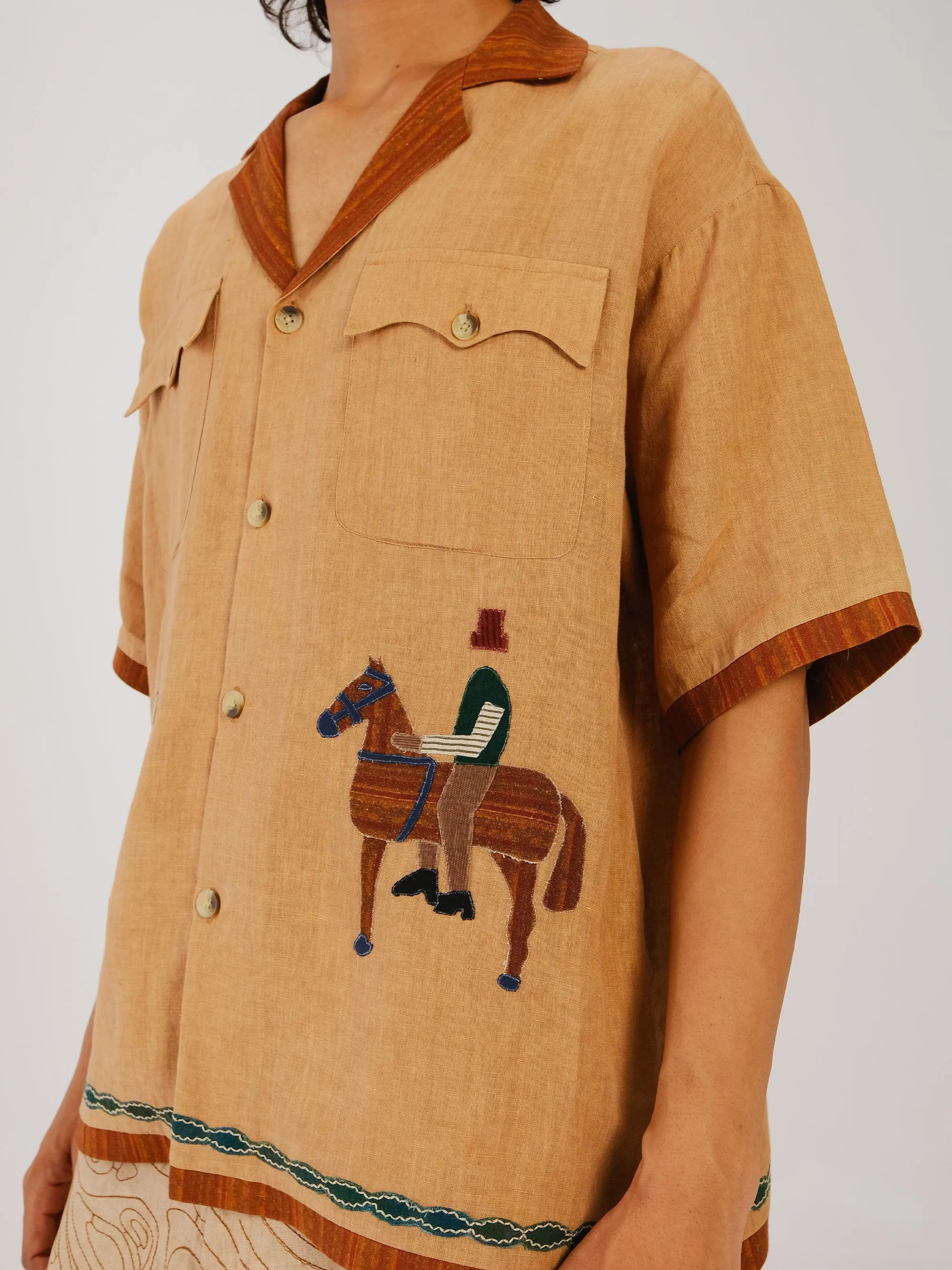 Unisex Shirt Tailored Style garden party