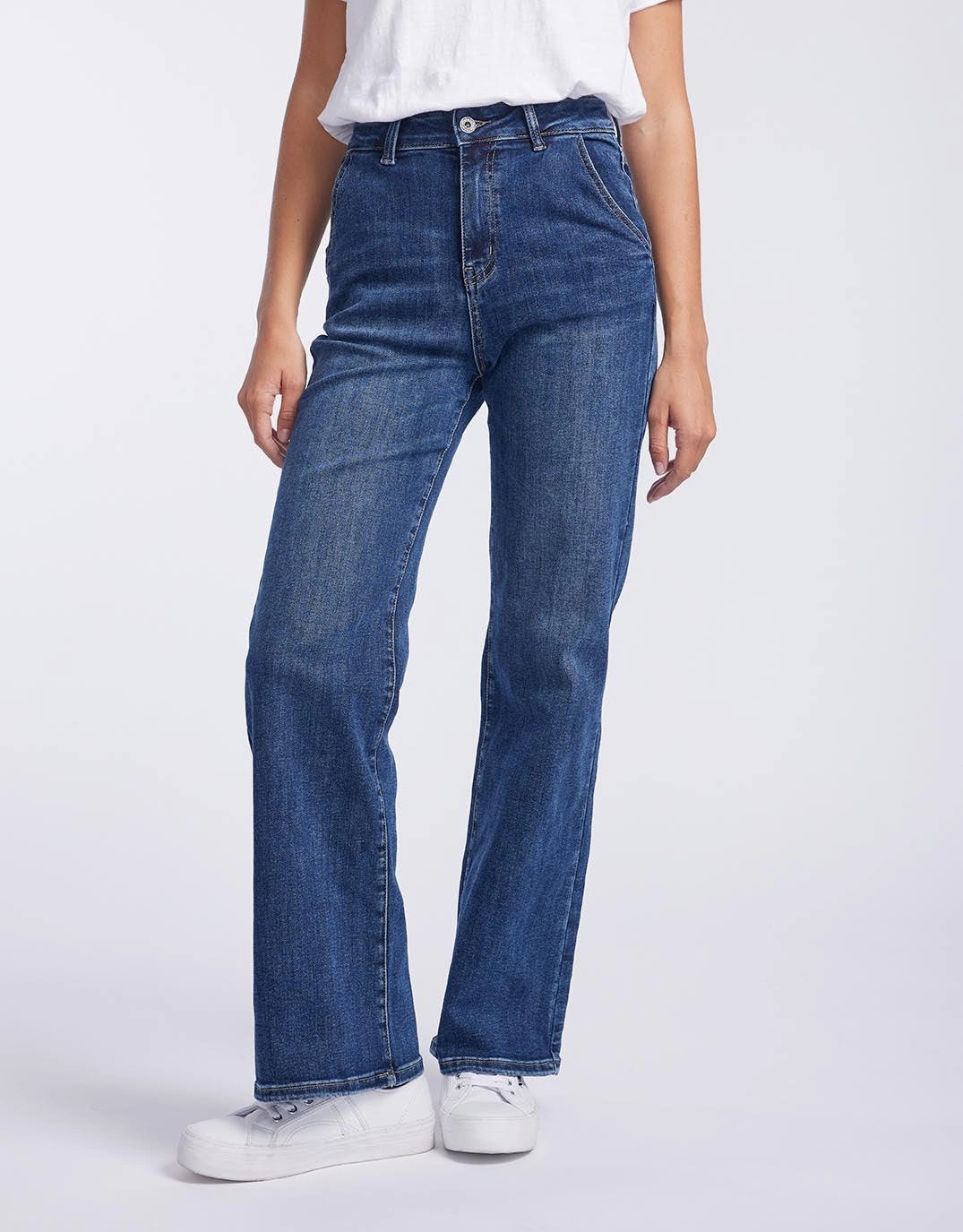 Layered Basics Shirley Jeans - Denim