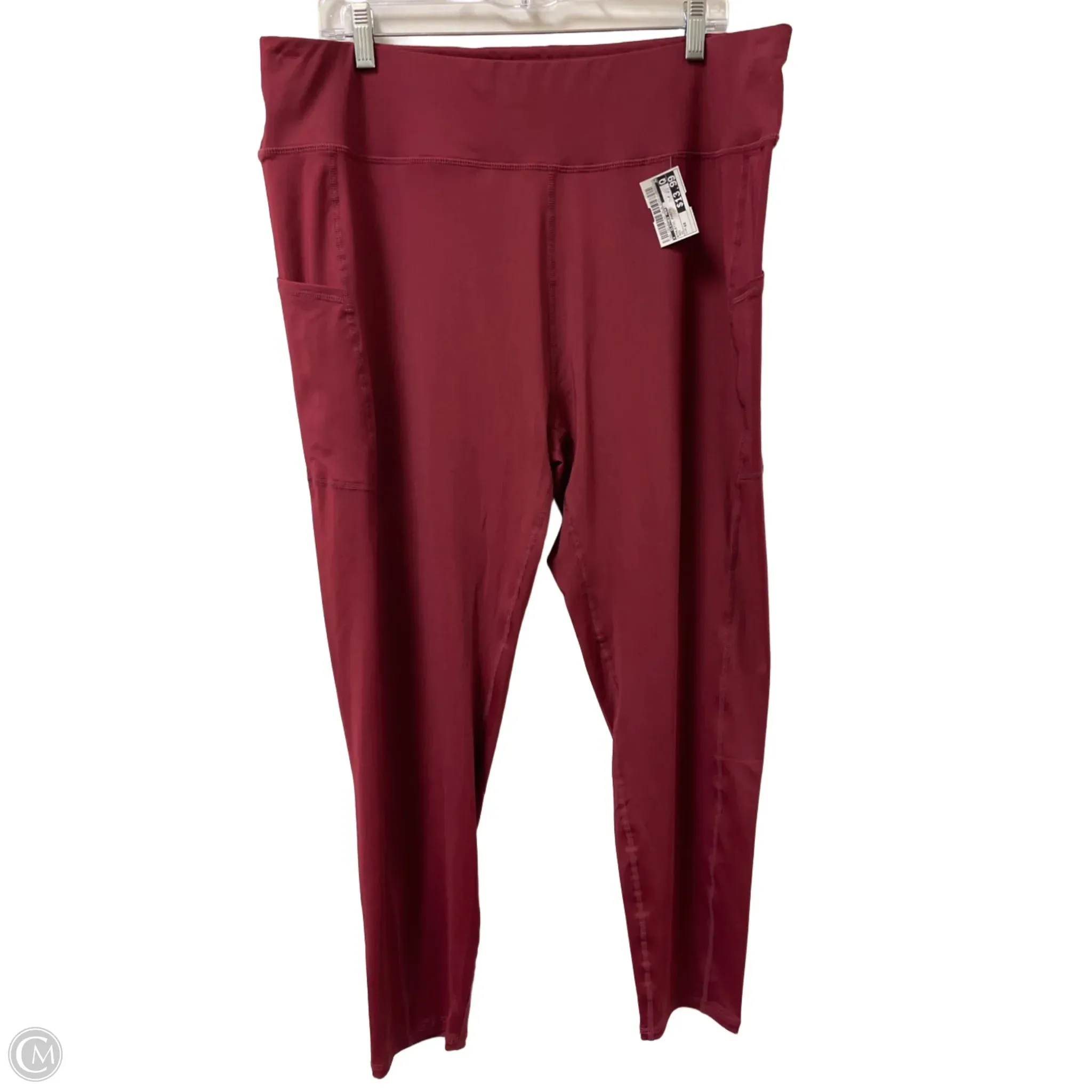 Athletic Pants By Clothes Mentor In Red, Size: 4x Chilly Wear