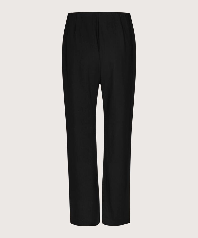 1005897 MaPaige Trousers - Black Layer Essential Simple Style