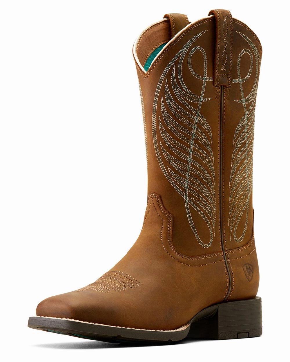 Hiking Comfort Ariat Womens Round Up Wide Square Toe Western Boots