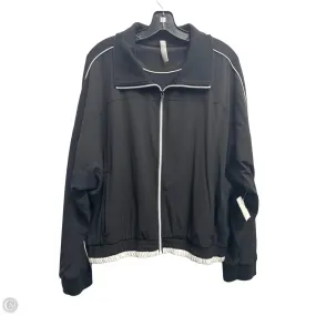 Athletic Jacket By Athleta In Black, Size: Xlp Collapsible Packable Design Waterproof Material