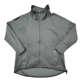 Weatherproof Shell Athletic Jacket By Eddie Bauer In Black & Grey, Size:Xl