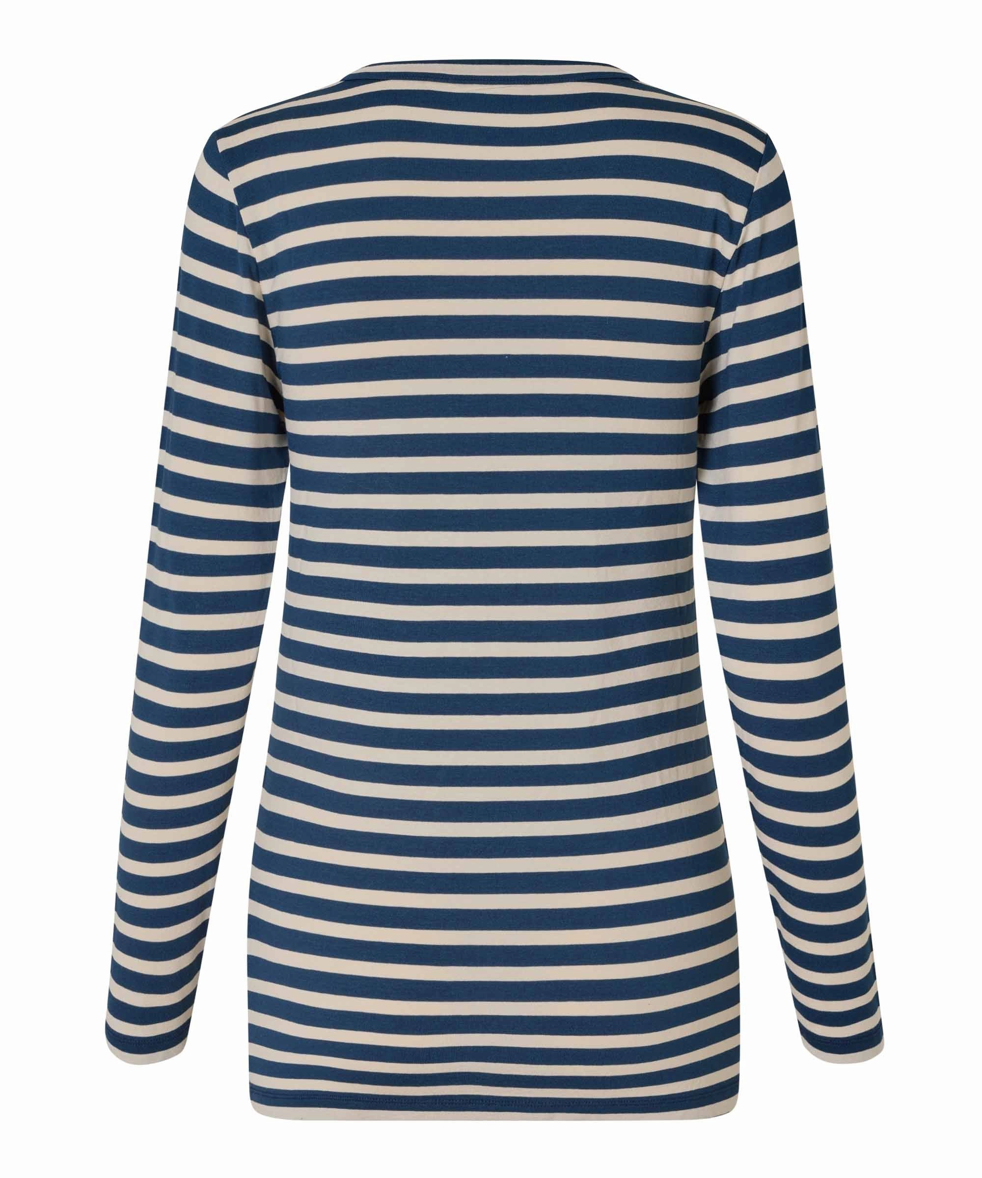 Subtle Texture Weave Sporty Tee 1009831 MaDoritla Striped Top - Moonlit Ocean
