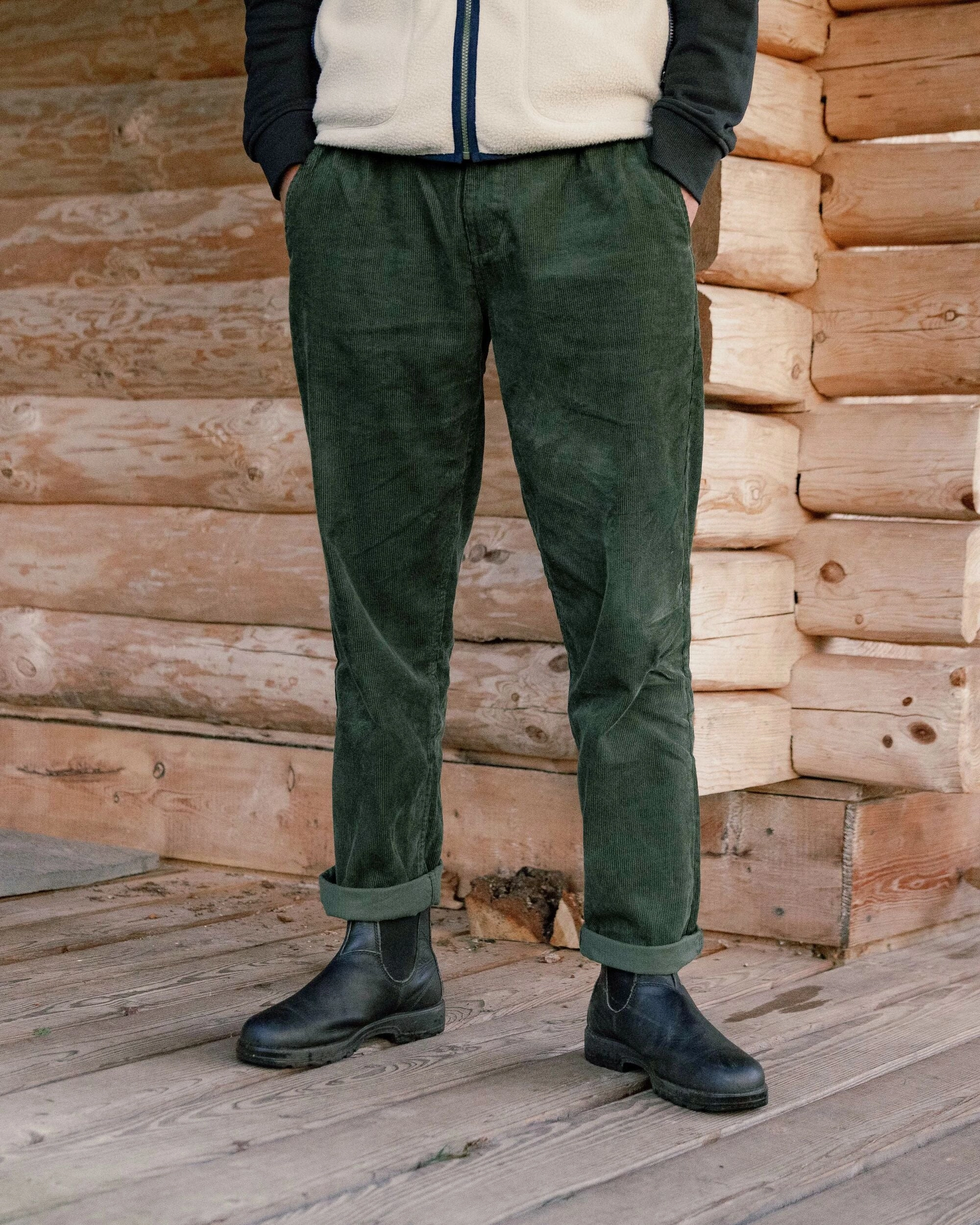 Adventurer Cord Trouser - Fir Tree MultiPocketDesign
