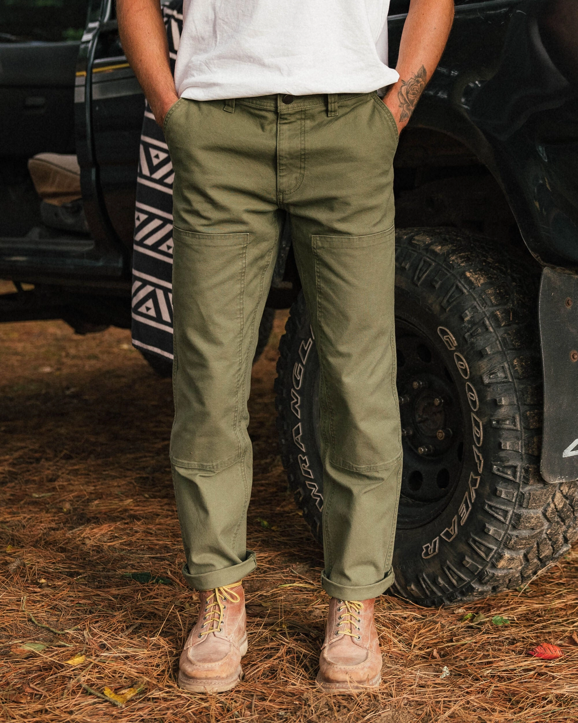 Everyday Ease Vantage Organic Cotton Trouser - Khaki
