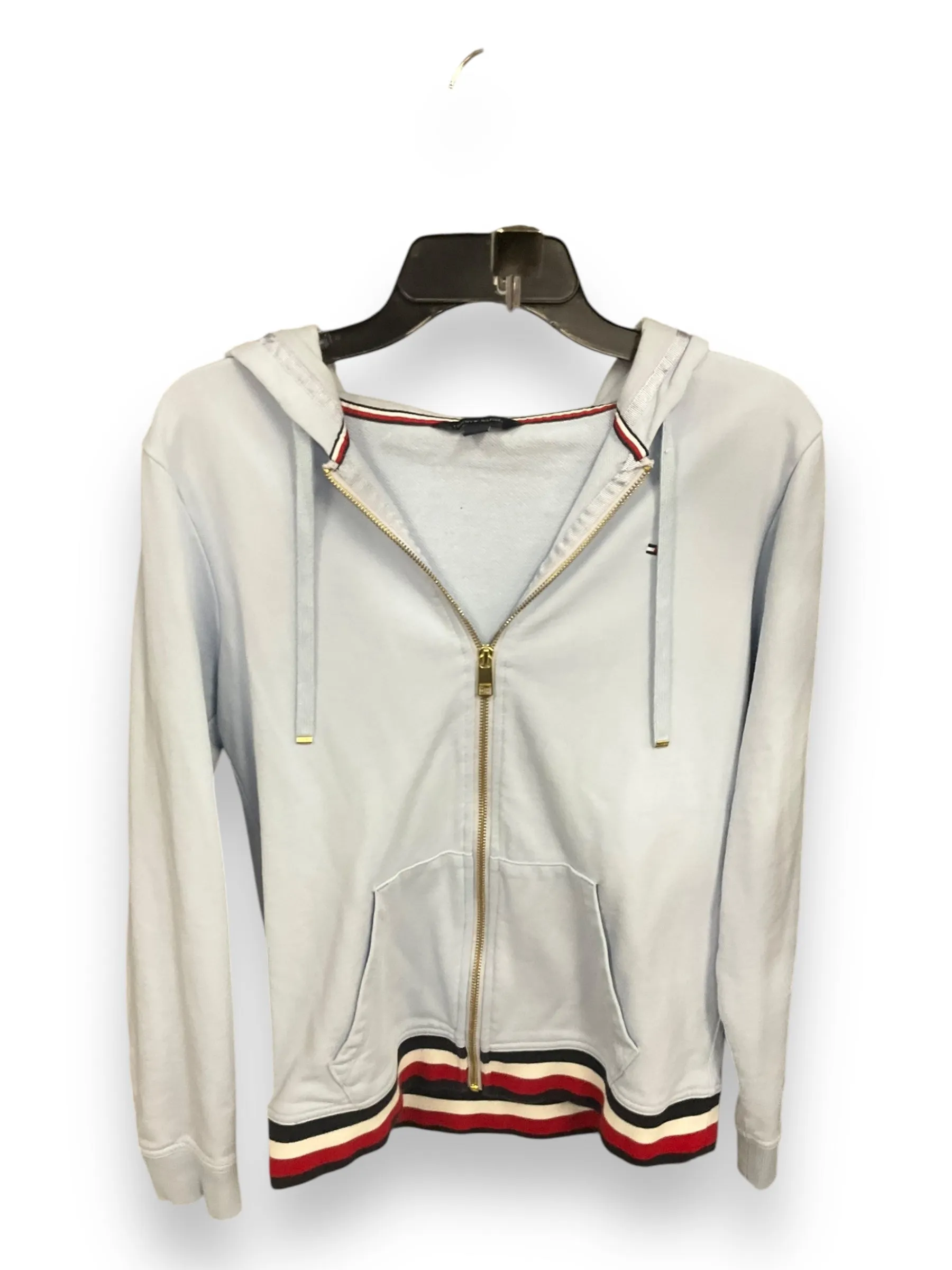 Athletic Jacket By Tommy Hilfiger In Blue, Size: M StretchFit Silhouette