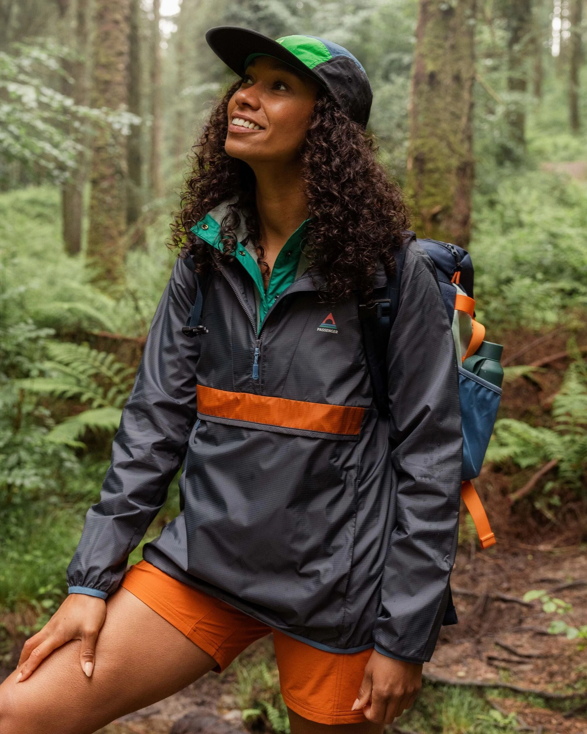 Everyday Look Day To Night Wear Viento Recycled Windshell Anorak - Charcoal