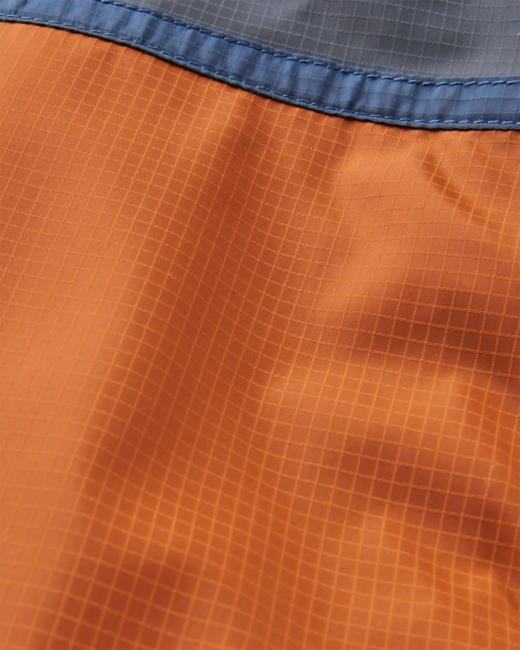 Modular Layering System Abrasion Resistant Fabric Viento Recycled Windshell Jacket - Dark Denim/Sunset Orange