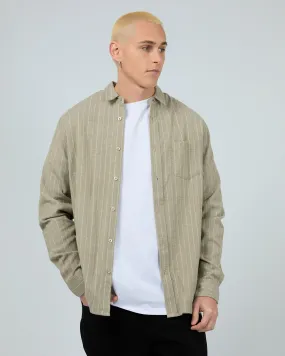 Static Dissipating Fiber Walker Shirt Khaki