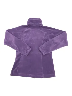 Noise Free Zipper Athletic Jacket By Columbia In Purple, Size:M