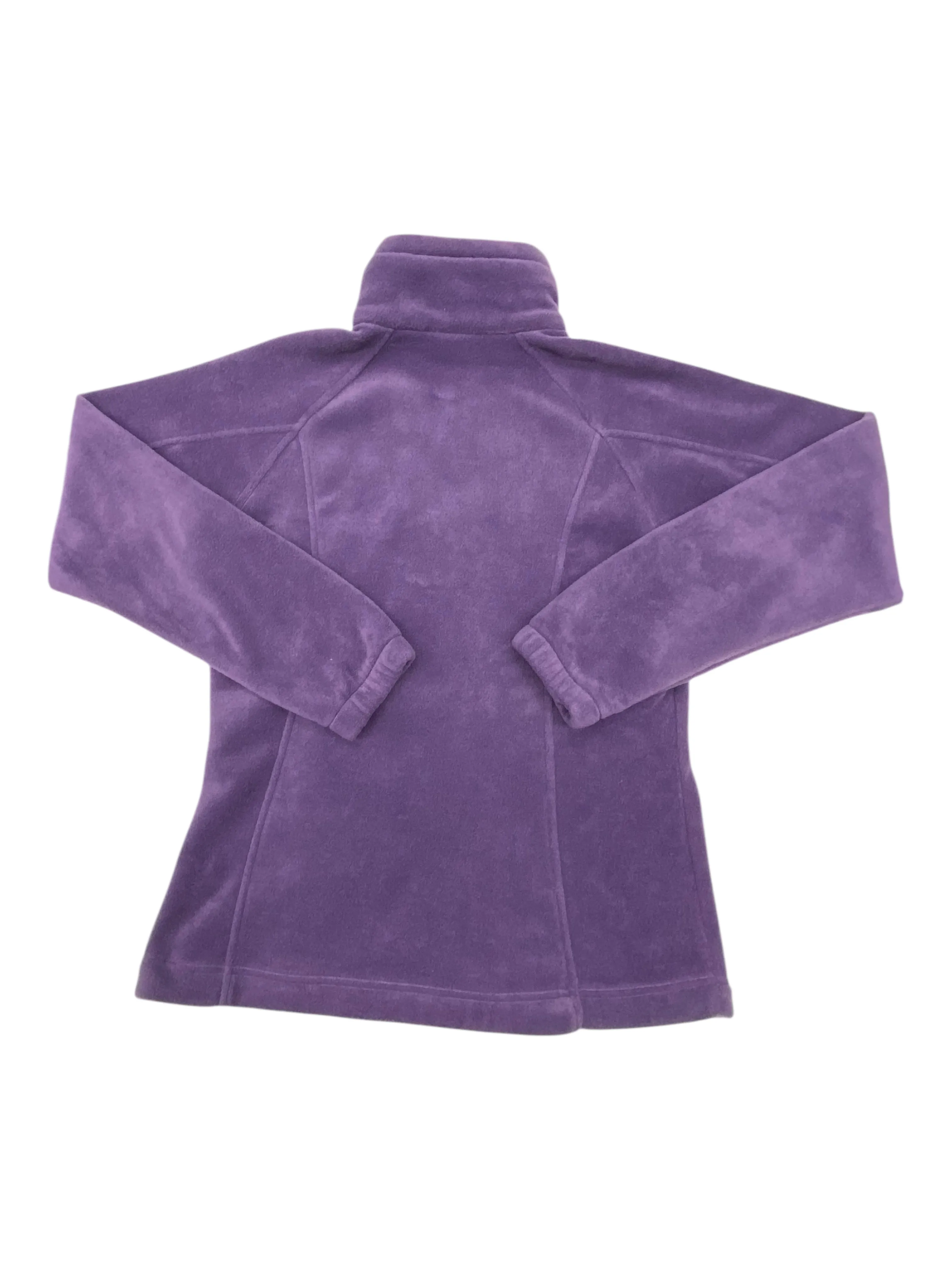 Noise Free Zipper Athletic Jacket By Columbia In Purple, Size:M