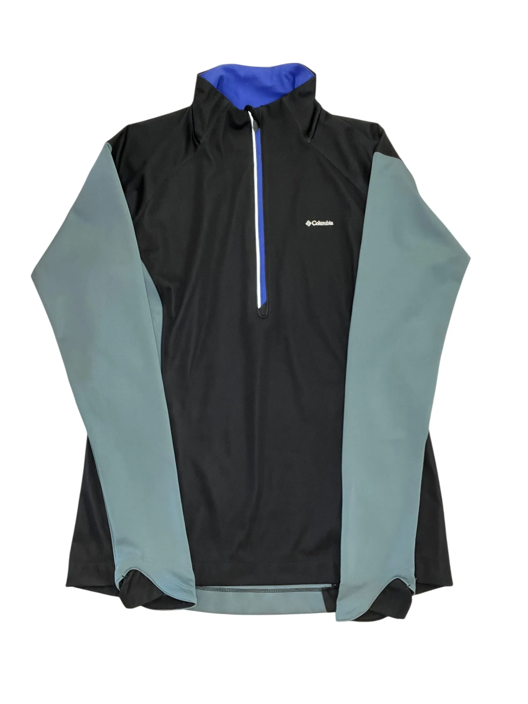 Gloss Free Texture Abrasion Resistant Shell Athletic Jacket By Columbia In Black, Size:L