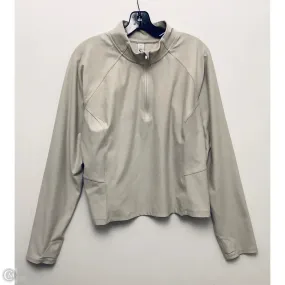 Athletic Jacket By Old Navy In Tan, Size: Xxl Stretch Weave Fabric
