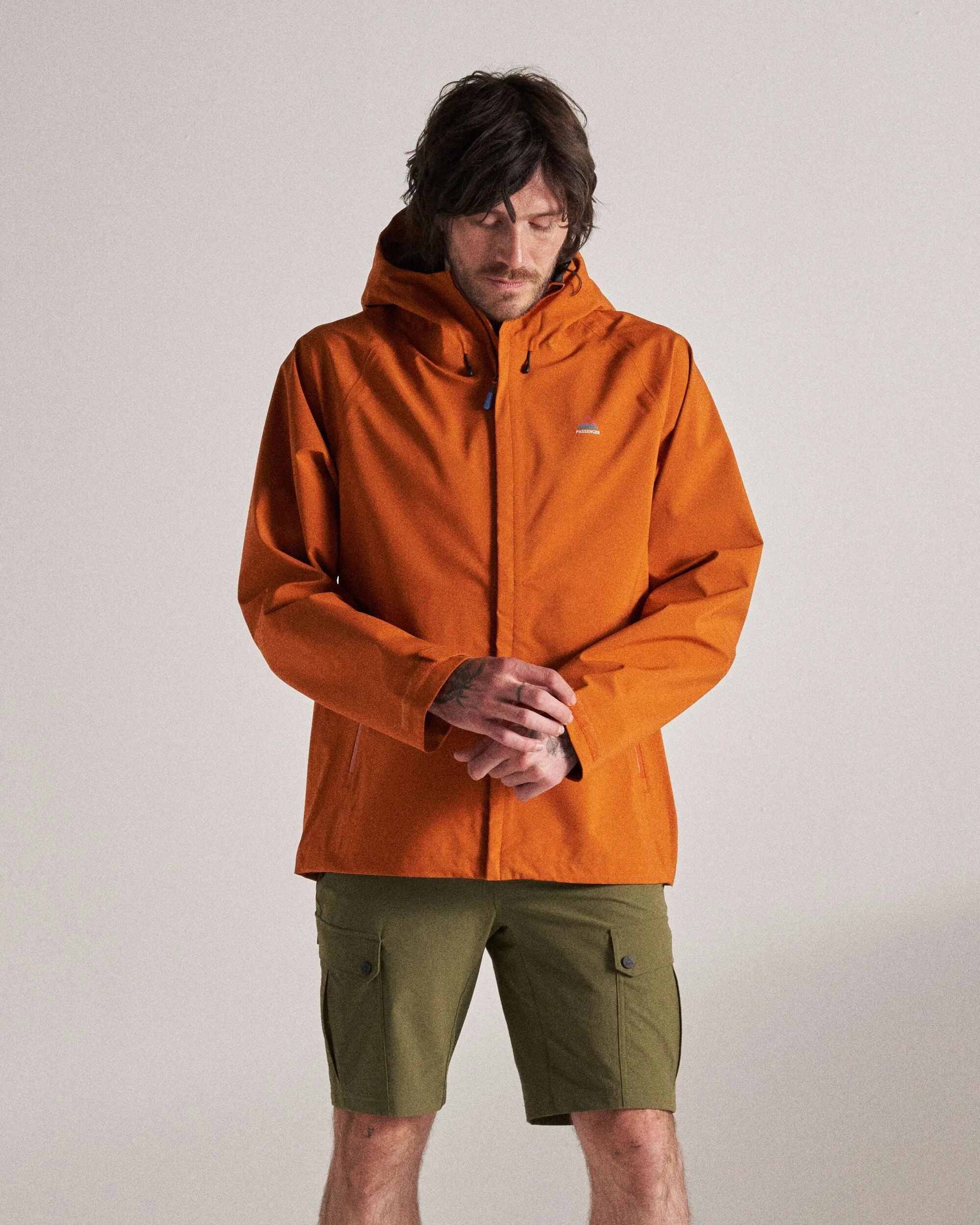Snag Free Surface Five Season Recycled Waterproof Jacket - Sunset Orange