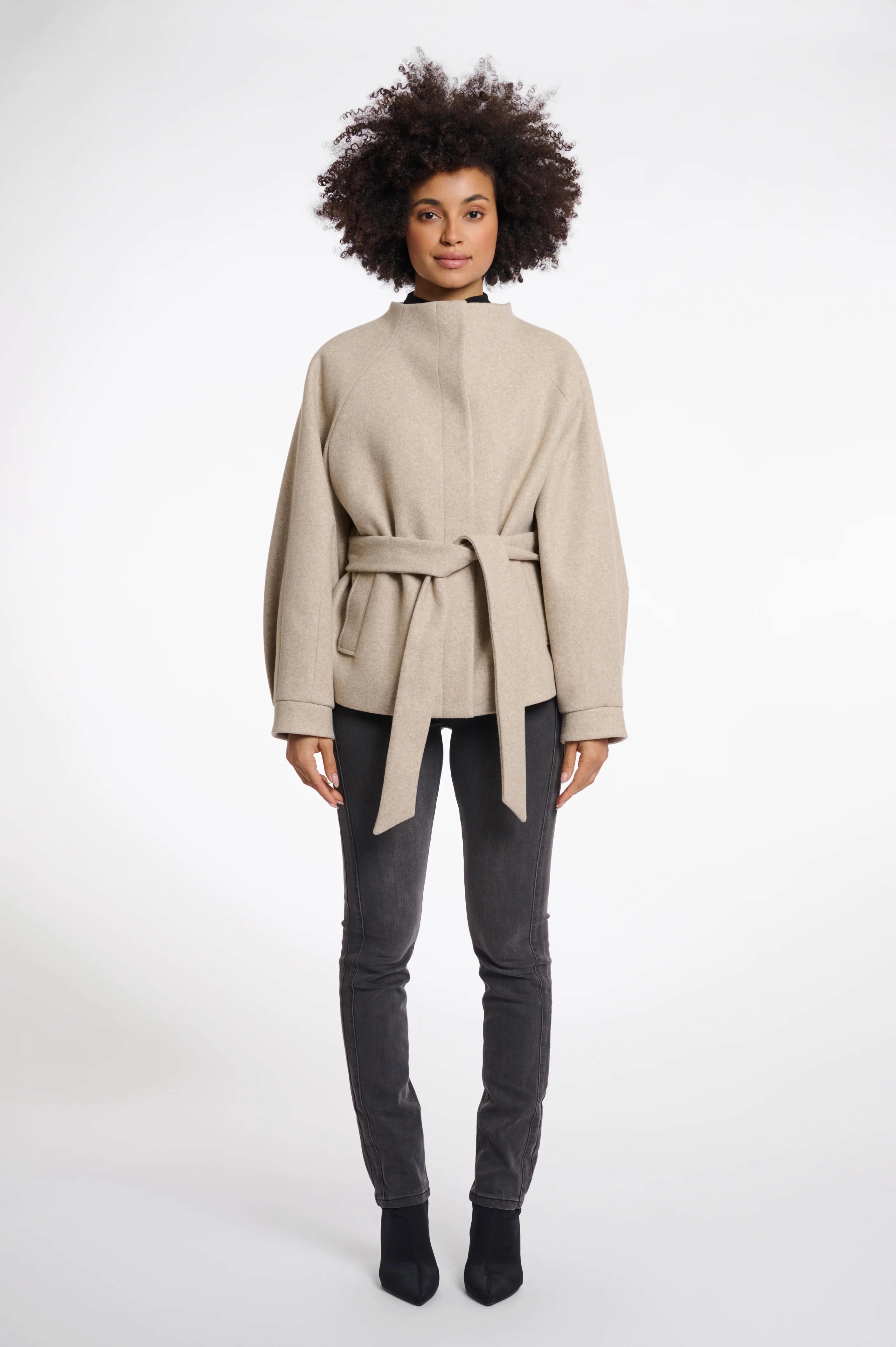 Rino & Pelle Cornelia Short Coat in Birch 3-In-1 Set