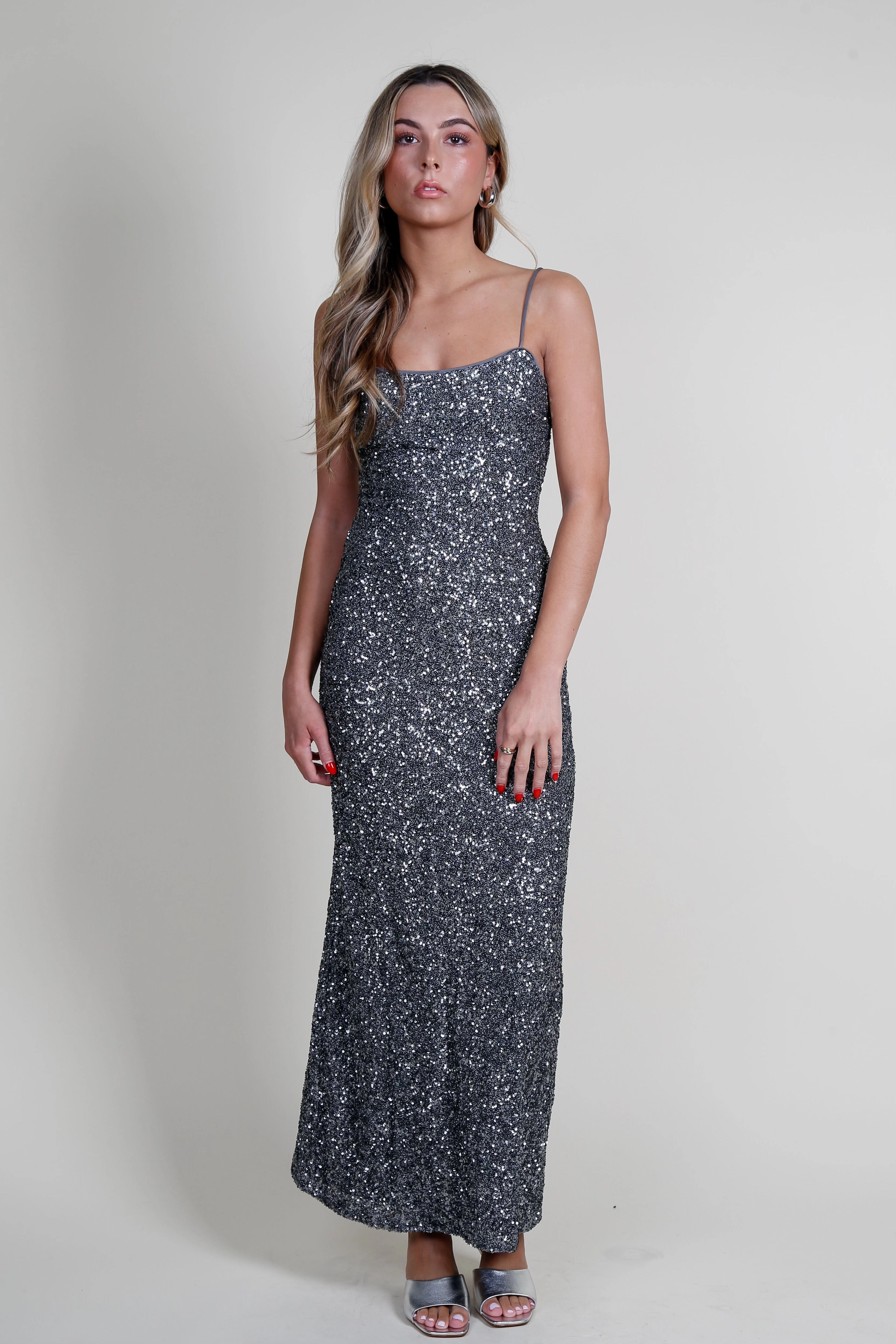 SIGNIFICANT OTHER | Beau Dress - Charcoal Simple Elegance Quick-Dry