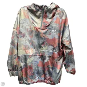 Athletic Jacket By Adidas In Multi-colored, Size: M Breathable Material Sporty Layers