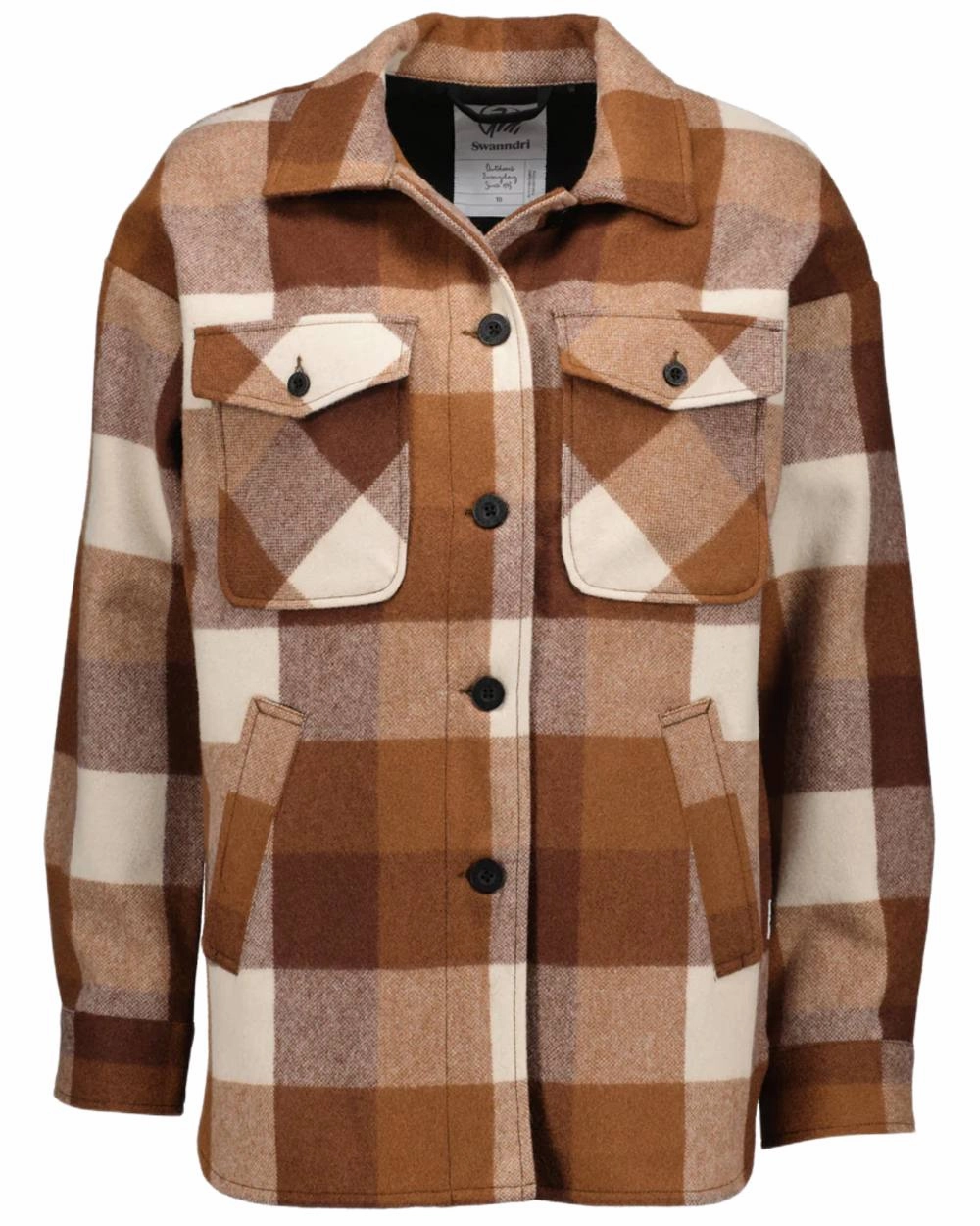 Abrasion Resistant Shell Changeable Style Swanndri Womens Anchorage V2 Wool Shirt Jacket