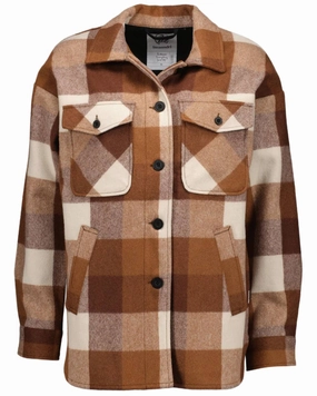 Swanndri Womens Anchorage V2 Wool Shirt Jacket Temperature Balancing Layer