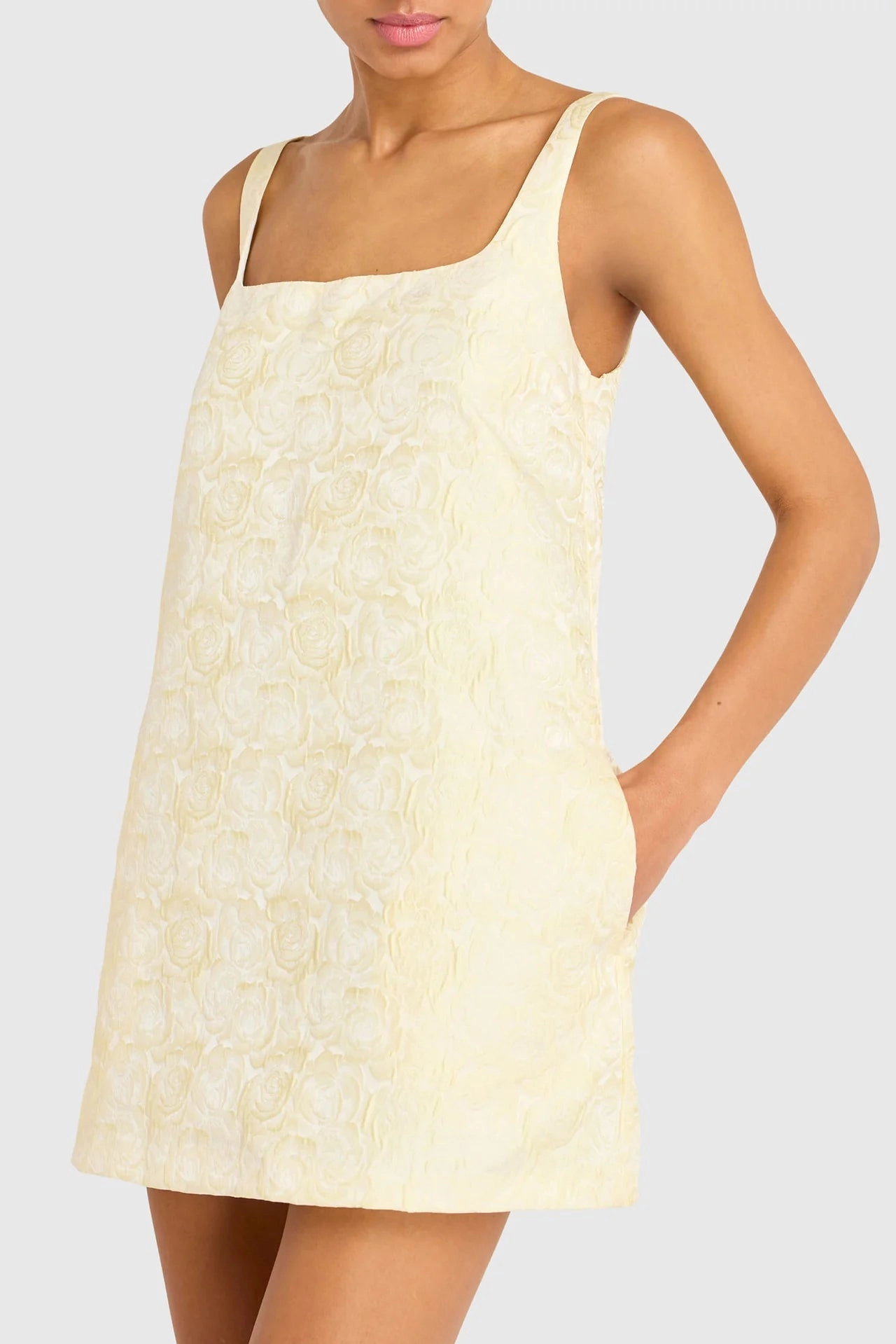 Seamless-Look AMANDA UPRICHARD | Rinaldi Dress - Cornsilk