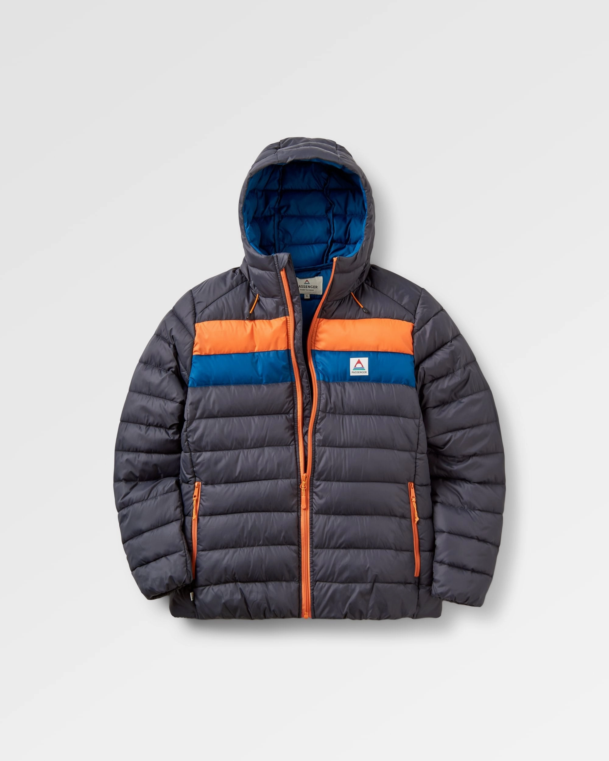 Thick Insulation Functional Zip Detail Pow 2.0 Insulated Jacket - Charcoal
