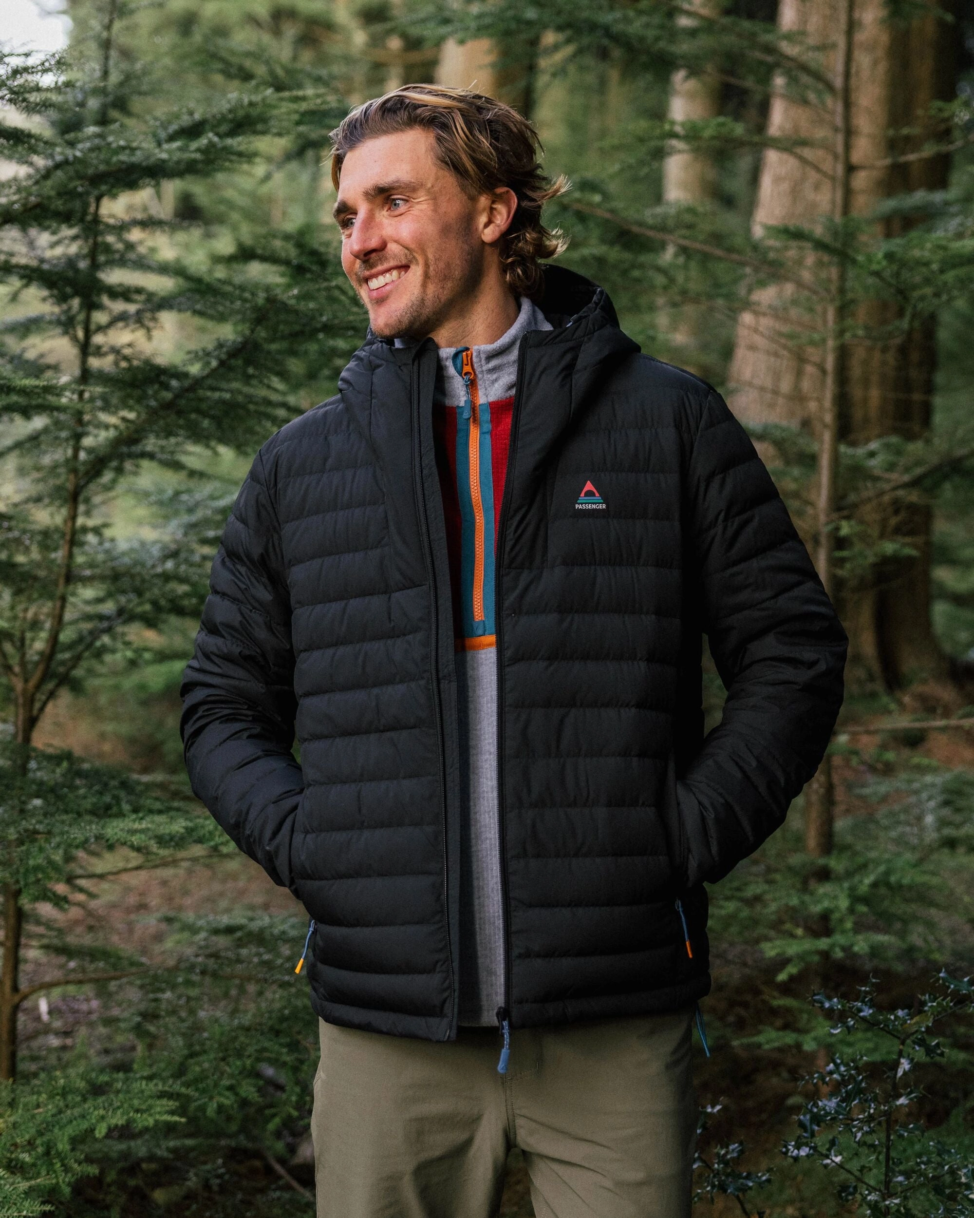 WaterRepellentFabric Ashland Down Recycled Jacket - Black