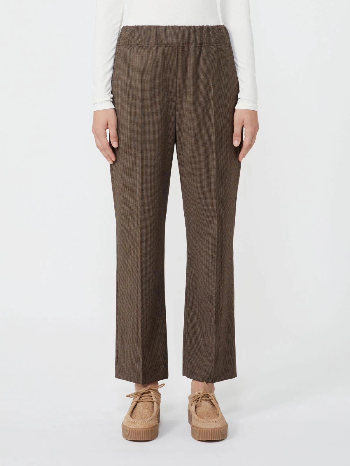 Weekend Max Mara Hately Trousers in Chocolate Stylish Look Perfect Movement