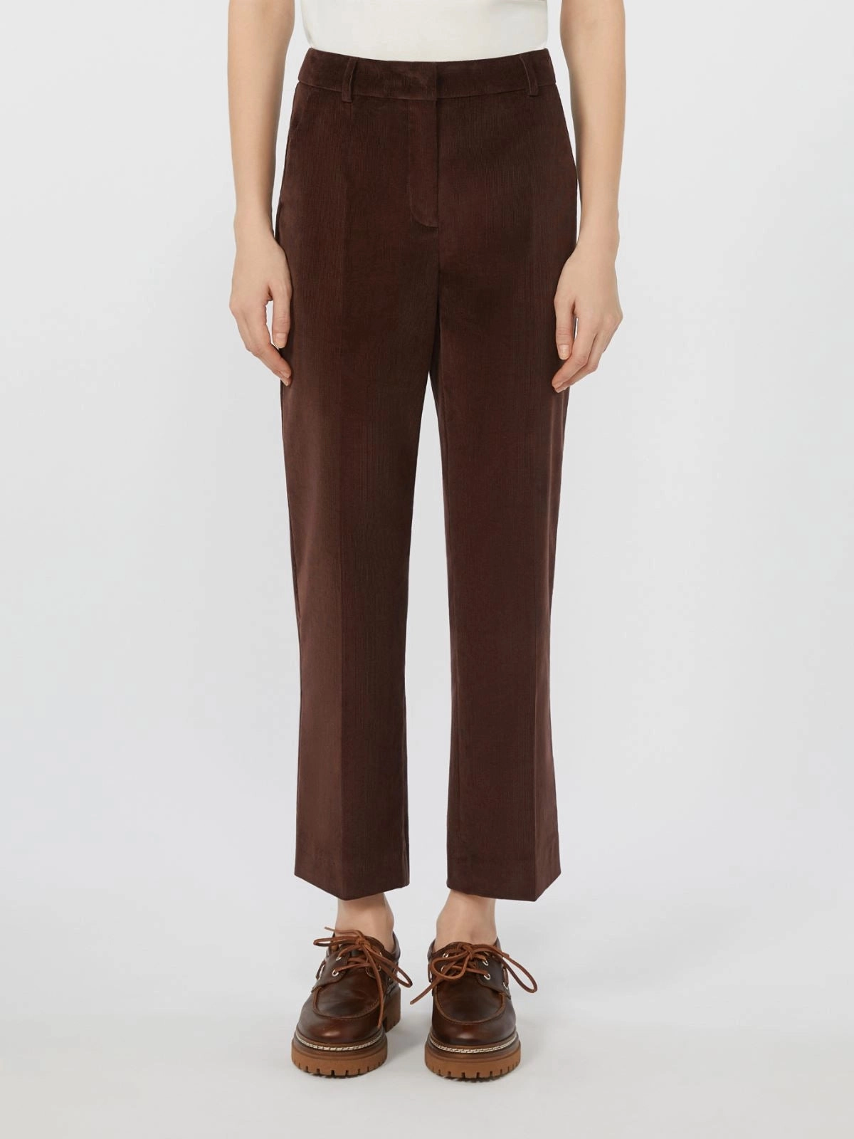 Weekend Max Mara Marruca Trousers in Wine Long Use Outdoor Wear
