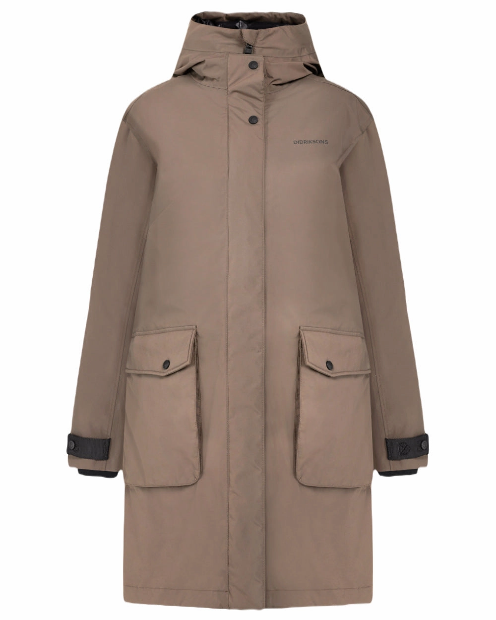 Mild Day Outfit Quick Release Buckles Didriksons Womens Ilsa Parka