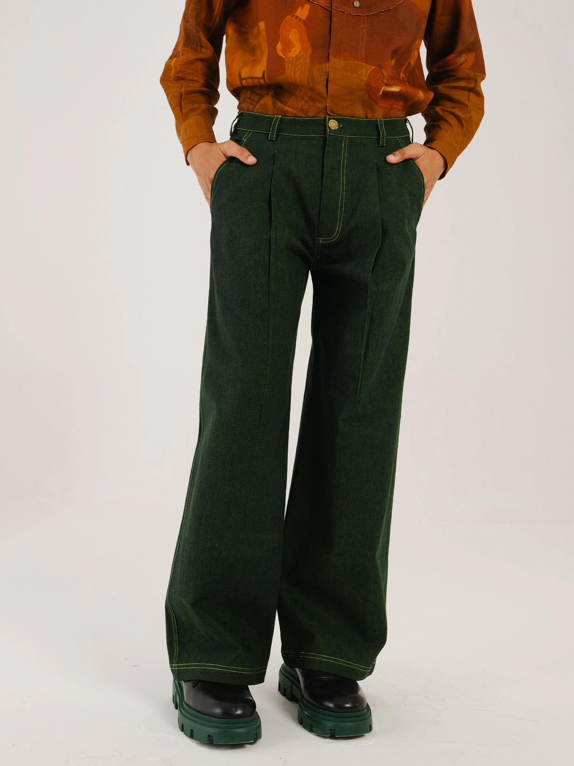 Wide Pants NonRestrictiveFit Flex Wear Design