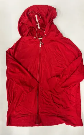 simple design Cozy Texture Athletic Jacket By Liz Claiborne  Size: L