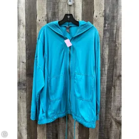 Athletic Jacket By Cme In Teal, Size: 3x Casual City