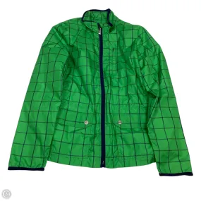 DurableOuterShell Compression Storage Athletic Jacket By Ralph Lauren In Blue & Green, Size: M