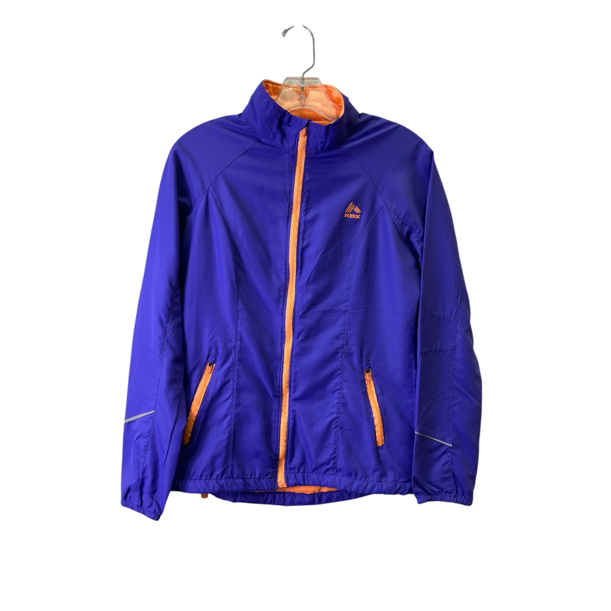 ATHLETIC JACKET by RBX In ORANGE, Size: S Hidden Storage Compartment
