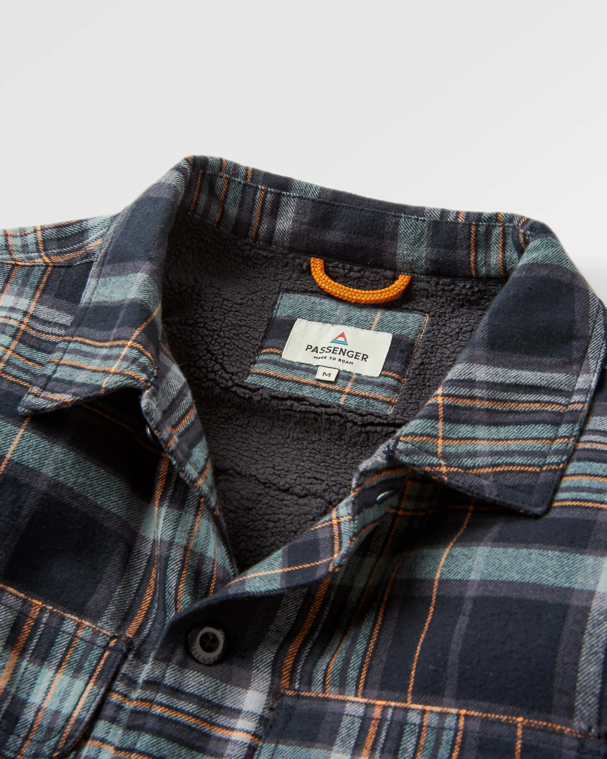 Freestyle Sherpa-Lined Overshirt - Black Check Clean Edge Piece Comfort Focused Design