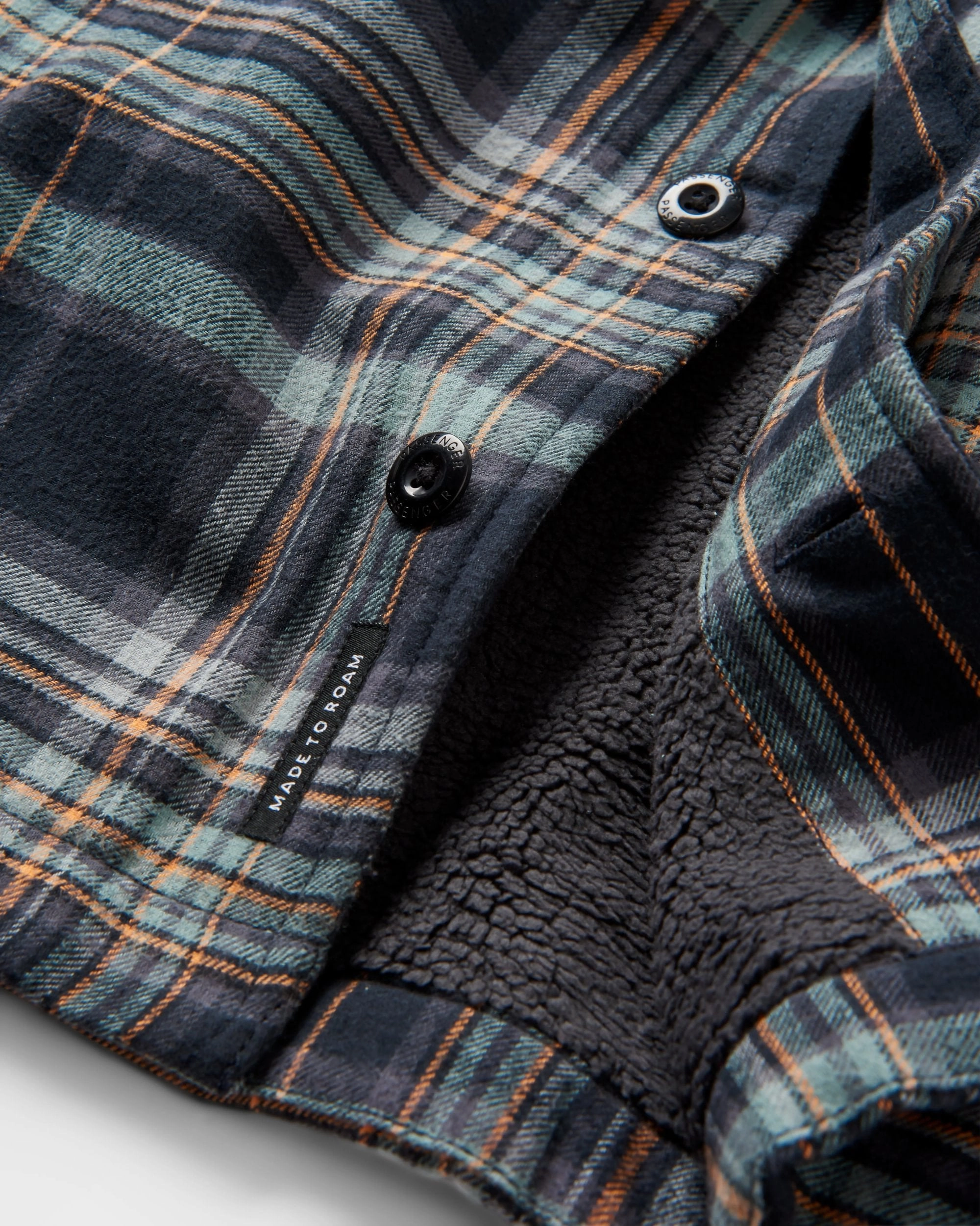 Interchangeable Liners Freestyle Sherpa-Lined Overshirt - Black Check