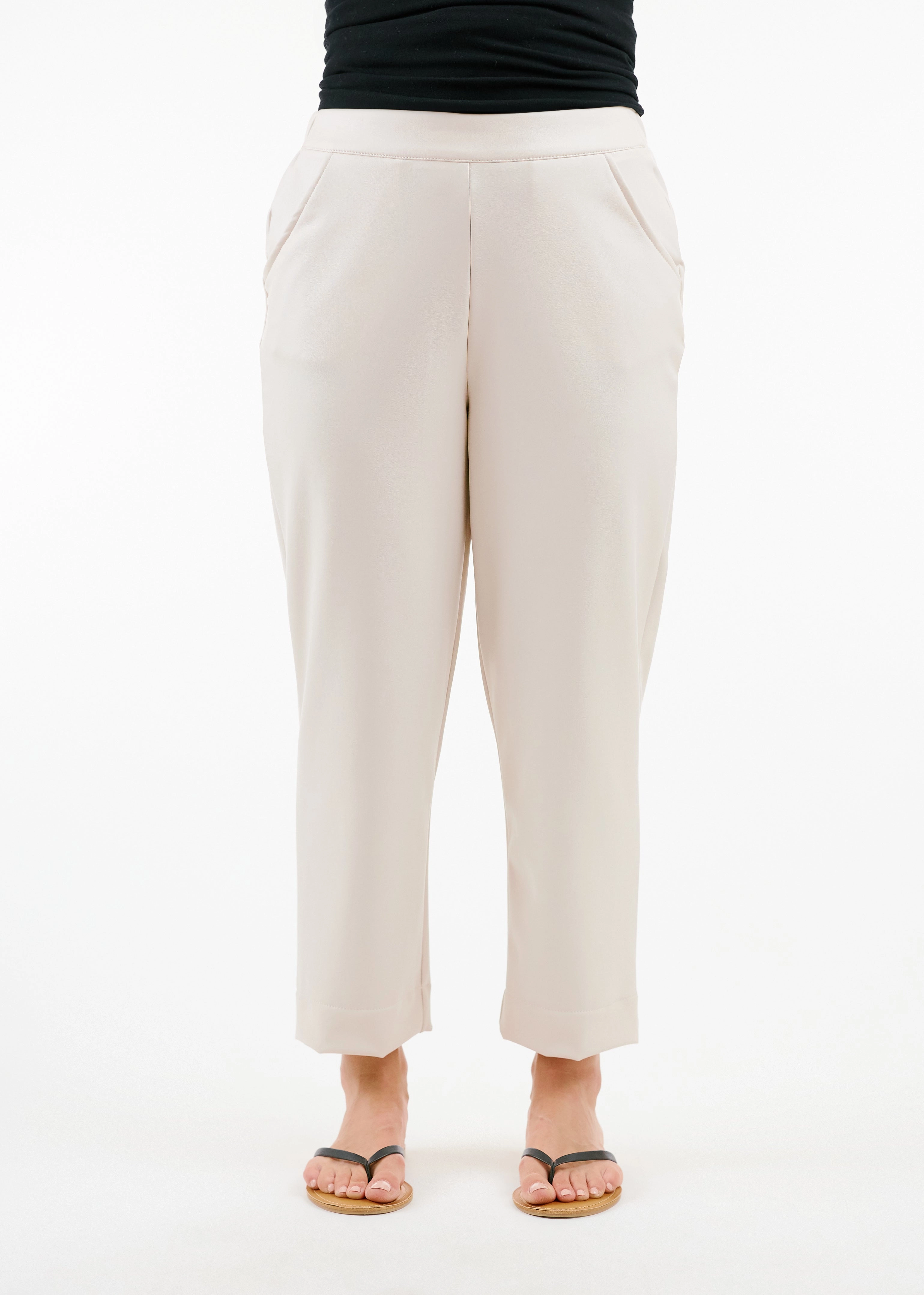 Windsor Crop Pant Relaxed Slim Luxury Teen