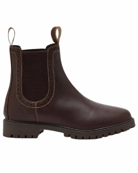 Durable Shell Urban Traveler Chatham Womens Moreton Leather Brogue Chelsea Boots
