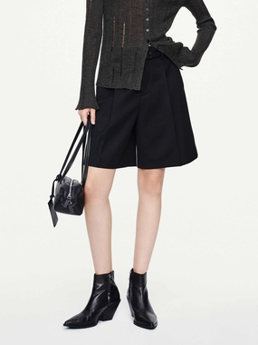 agriculture industry Day Wear With Belt Pleated Shorts