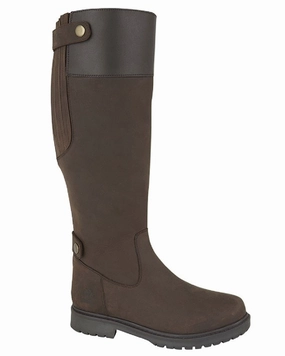 Woodland Womens Harper Back Zip Gusset Country Boots Flexible Sole Design